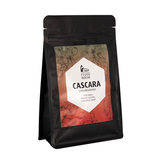 Genieße den Cascara Kaffeekirschentee von der FEUERWACHE Premium Kaffeerösterei