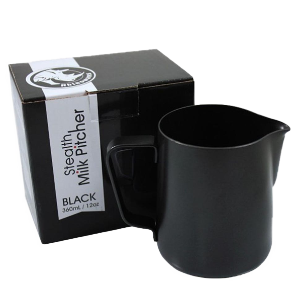 Rhino Teflon Milchkännchen schwarz, 360ml